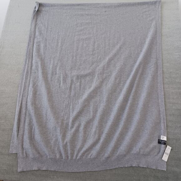 Lane Bryant Scarf Gray Knit Casual Academia Preppy Oversized Minimal Classic 86" - Picture 4 of 6